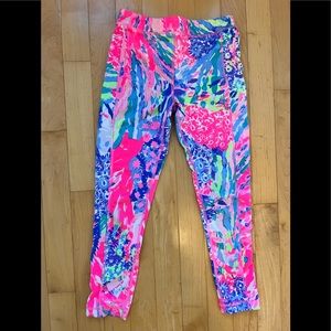 Girls Lilly Pulitzer medium leggings 6-7